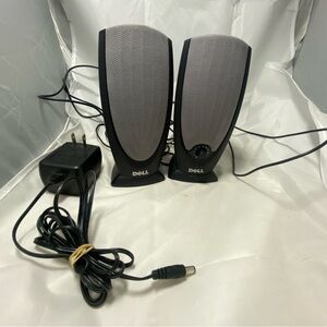 Dell A215 Multimedia 2.0 Desktop Computer Speakers Y9259 W2739 w/ Power Supply
